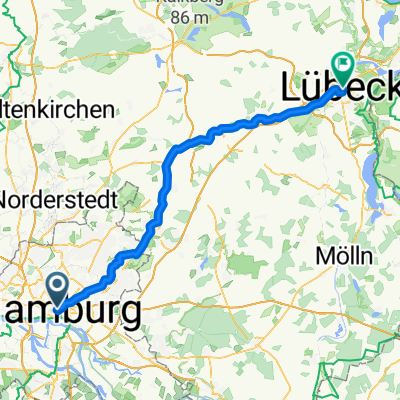 S8 Hamburg - Lubeck (71 km)