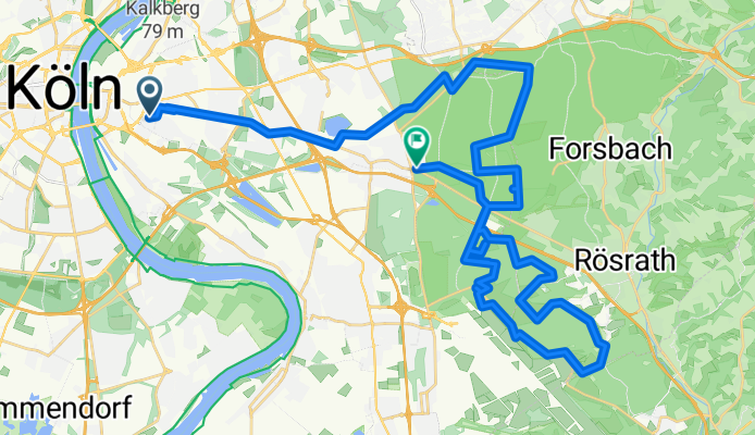 Importierte Route
