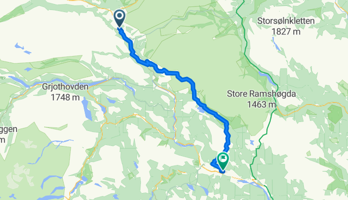 Day 4 - Gudbrandsdalsvegen, Dombås to Kongsvegen, Sør-Fron