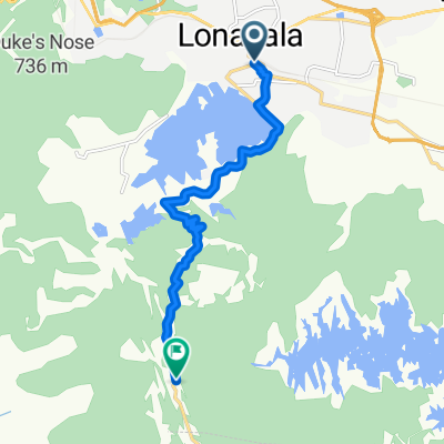Lonavala to Lonaval Peak Point