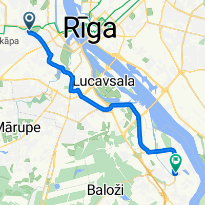Kandavas iela, Riga to Kameņu iela, Ķekavas pag.