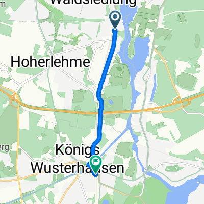 Friedrich-Engels-Straße, Wildau nach Bahnhofsvorplatz, Königs Wusterhausen