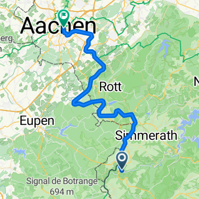13. nap Monschau–Aachen