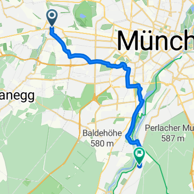 Josef-Felder-Straße, München nach Forsthausstraße, Grünwald