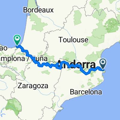 Wikiloc - Transpirenaica con Alforjas: Llançà - Hondarribia - Transpirenaica con Alforjas: Llançà - Hondarribia