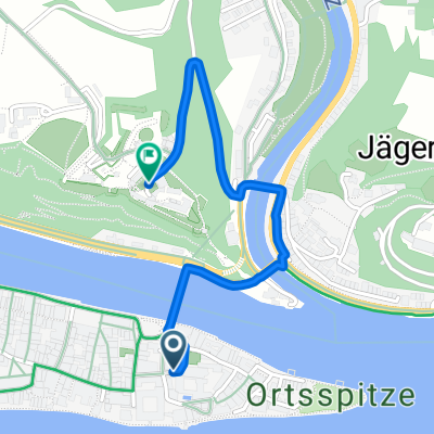 Jesuitengasse, Passau nach Oberhaus, Passau
