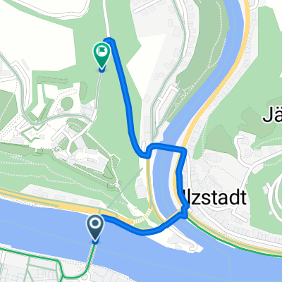 Jesuitengasse, Passau nach Oberhaus, Passau