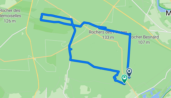 Route Desquinemare, Fontainebleau à Route Desquinemare, Fontainebleau