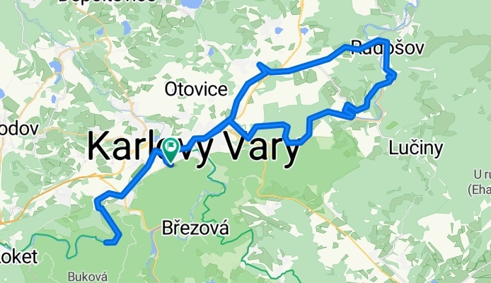 Šumavská, Карлові Вари до Šumavská, Карлові Вари