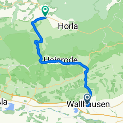 Hauptstraße, Wallhausen nach Rothaer Dorfstraße, Sangerhausen