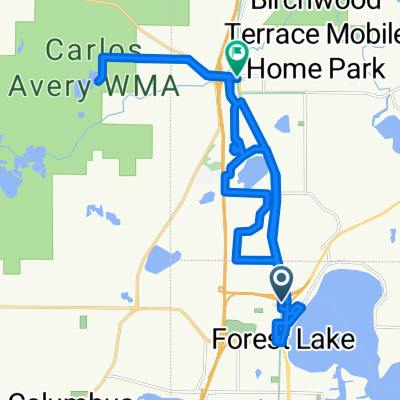 Lake St N, Forest Lake to Faxton Ave, Wyoming