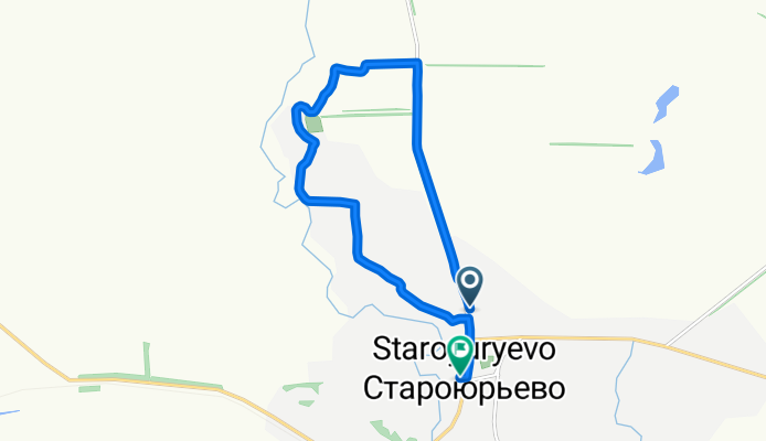 Советская улица, Староюрьево до Советская улица, Староюрьево