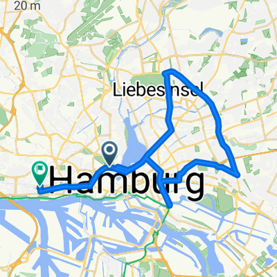 Gorch-Fock-Wall, Hamburg to Max-Brauer-Allee, Hamburg