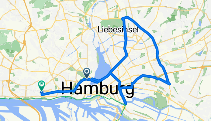 Gorch-Fock-Wall, Hamburg to Max-Brauer-Allee, Hamburg