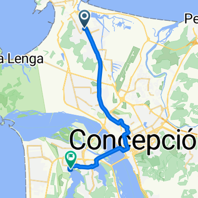 Avenida Desiderio García, Talcahuano a Los Aragoneses, San Pedro de la Paz