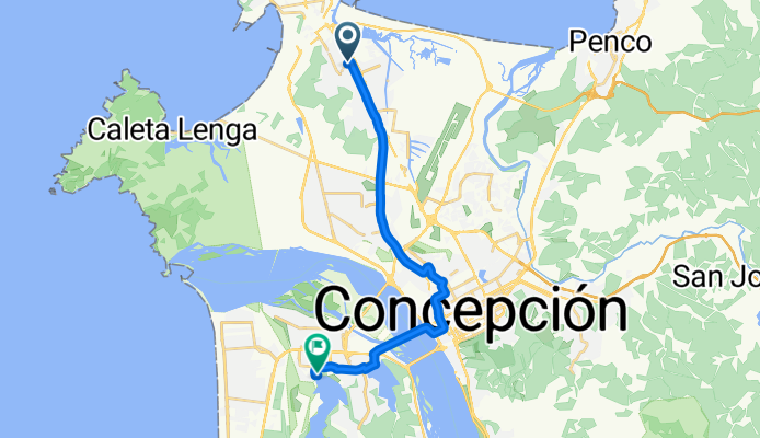 Avenida Desiderio García, Talcahuano a Los Aragoneses, San Pedro de la Paz