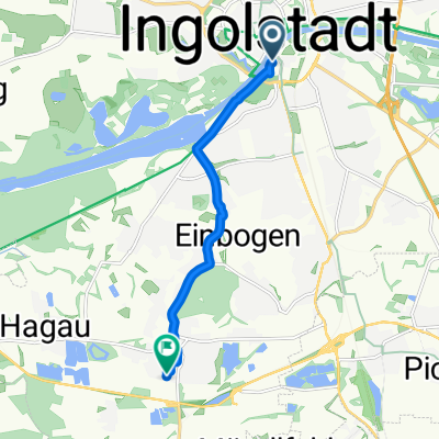 Parkstraße, Ingolstadt nach Vogelweidestraße, Ingolstadt