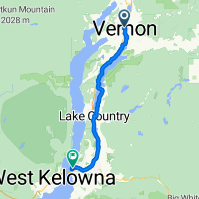 Vernon-Kelowna rail trail