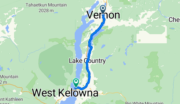 Vernon-Kelowna rail trail