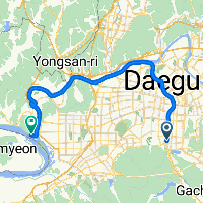 상동, 대구광역시에서 죽곡리, 대구광역시까지