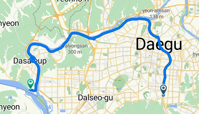 상동, 대구광역시에서 죽곡리, 대구광역시까지