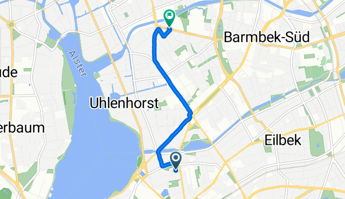 Ifflandstraße, Hamburg nach Grovestraße, Hamburg