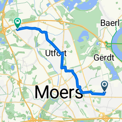 Cecilienstraße, Moers nach Lintforter Straße, Moers