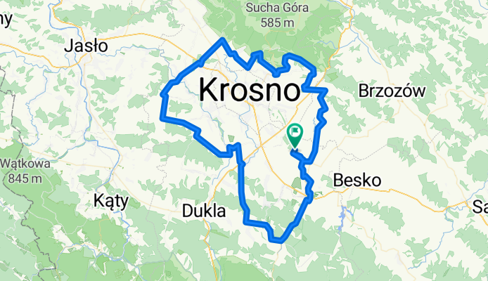 Route in Miejsce Piastowe