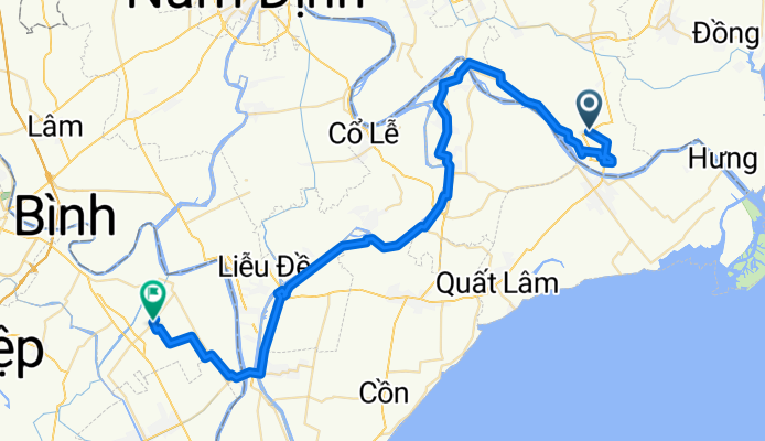 National Road 37B, Kien Xuong to Provincial Road 481B, Yen Khanh
