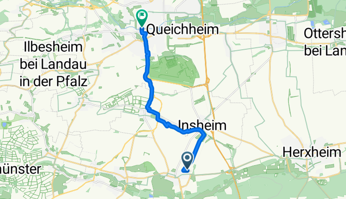 Bahnhofstraße, Rohrbach nach Marktstraße, Landau in der Pfalz