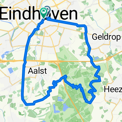 Route in Eindhoven