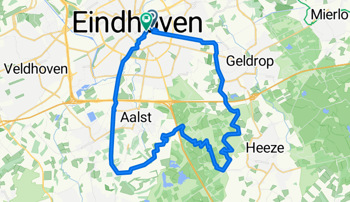 Route in Eindhoven