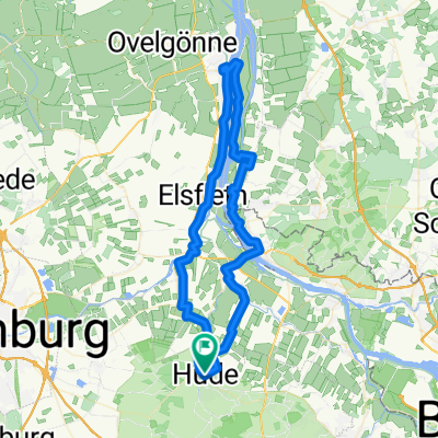 Elsfleth an der Hunte – Wunderschöner Radweg Runde von Hude (Oldenburg)