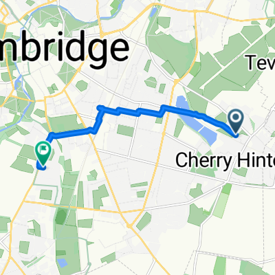 Route in Cambridge