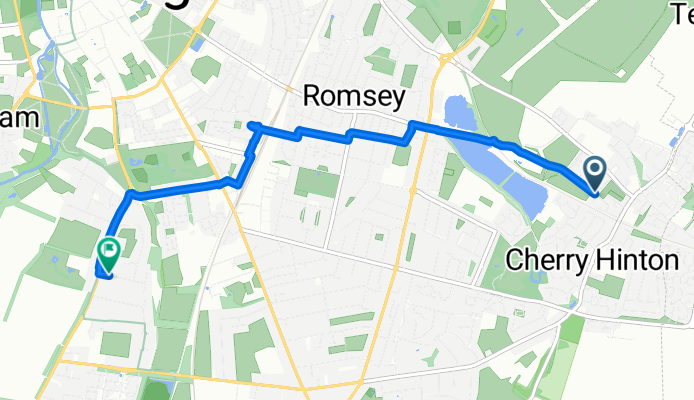 Route in Cambridge