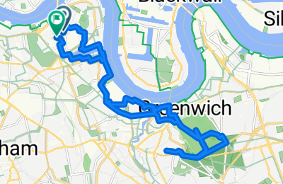 Water Gardens Square, London to Surrey Quays Road, London