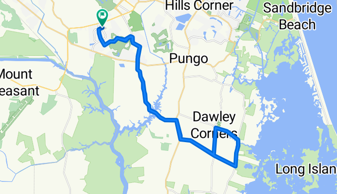 Alleghany Loop, Virginia Beach to Alleghany Loop, Virginia Beach