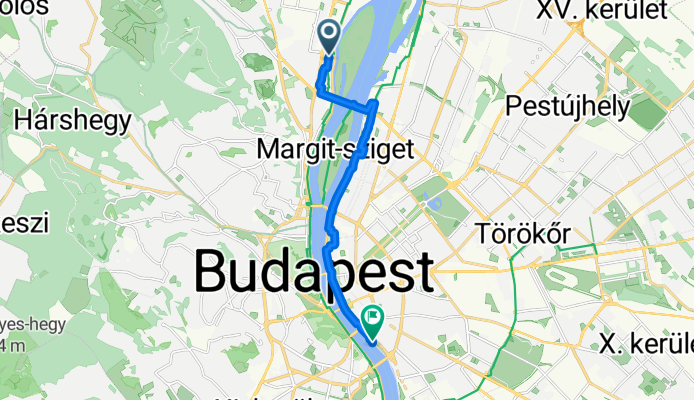 Folyamőr utca, 布达佩斯市 to Nehrupart, 布达佩斯市