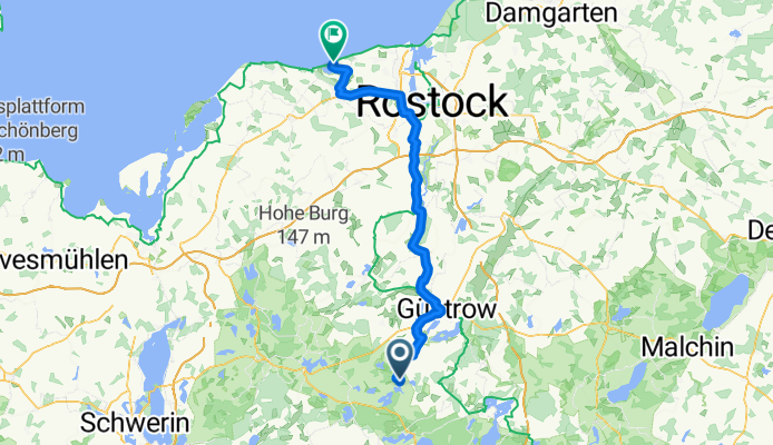 Am See, Lohmen nach Börgerende, Börgerende-Rethwisch