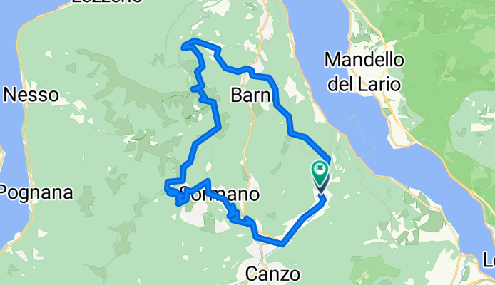 Route in Valbrona