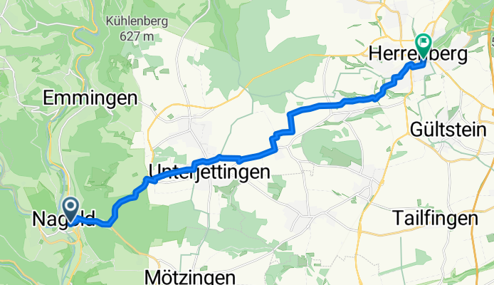Von Nagold bis Herrenberg