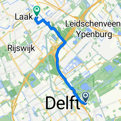 Olof Palmestraat, Delft naar Noordpolderkade, Den Haag