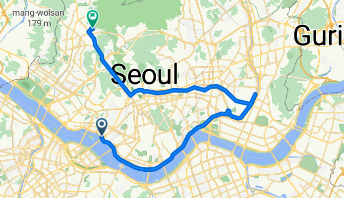 토정동, 서울특별시 to 불광동, 서울특별시