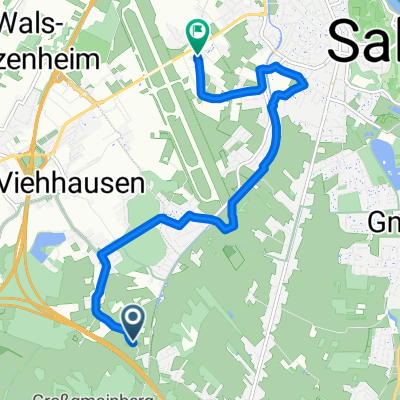 Josef-Hauthalerstraße, Wals-Siezenheim nach Karolingerstraße, Salzburg