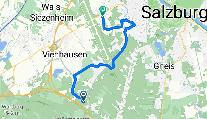 Josef-Hauthalerstraße, Wals-Siezenheim nach Karolingerstraße, Salzburg
