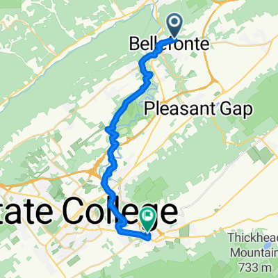 E Linn St, Bellefonte to Boalsburg Pike, Boalsburg