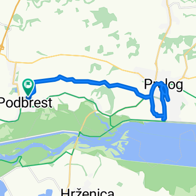 Ulica Stjepana Vojvode, Podbrest to Ulica Stjepana Vojvode, Podbrest