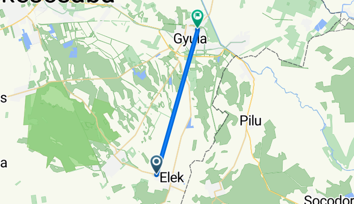 Liszt Ferenc utca, Elek - Nagyváradi utca, Gyula