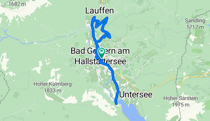Bike-Steig Ewige Wand Runde und Hallstätter See von Bad Goisern.  🚴‍♂️🚴