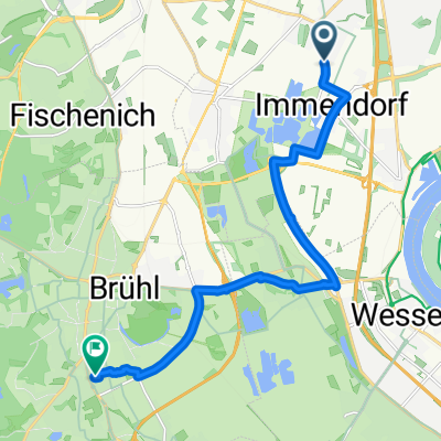 Immendorfer Hauptstraße, Köln nach Berliner Ring, Brühl